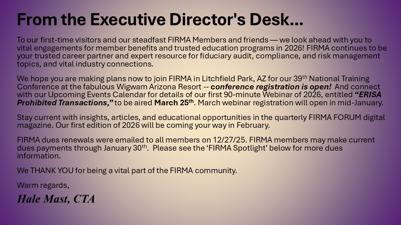 Executive Director message