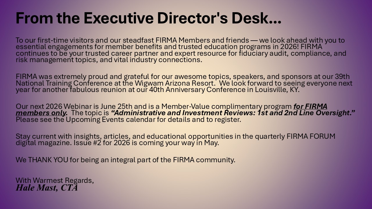 Executive Director message