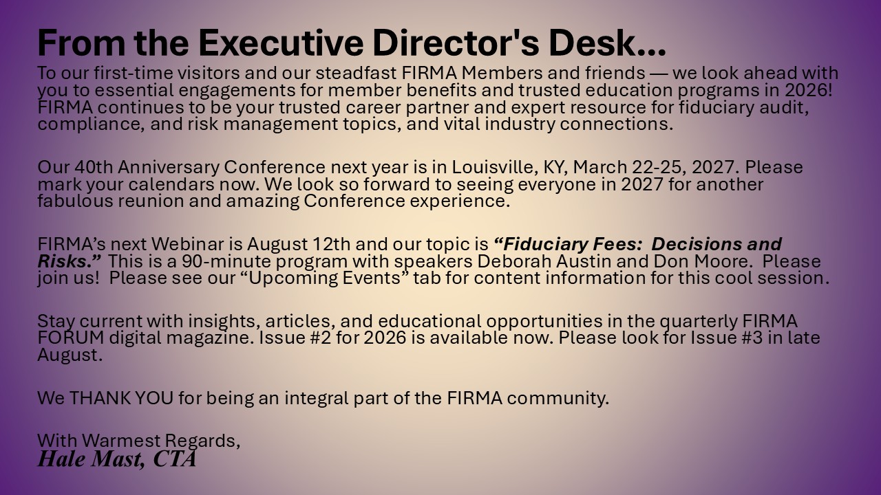 Executive Director message