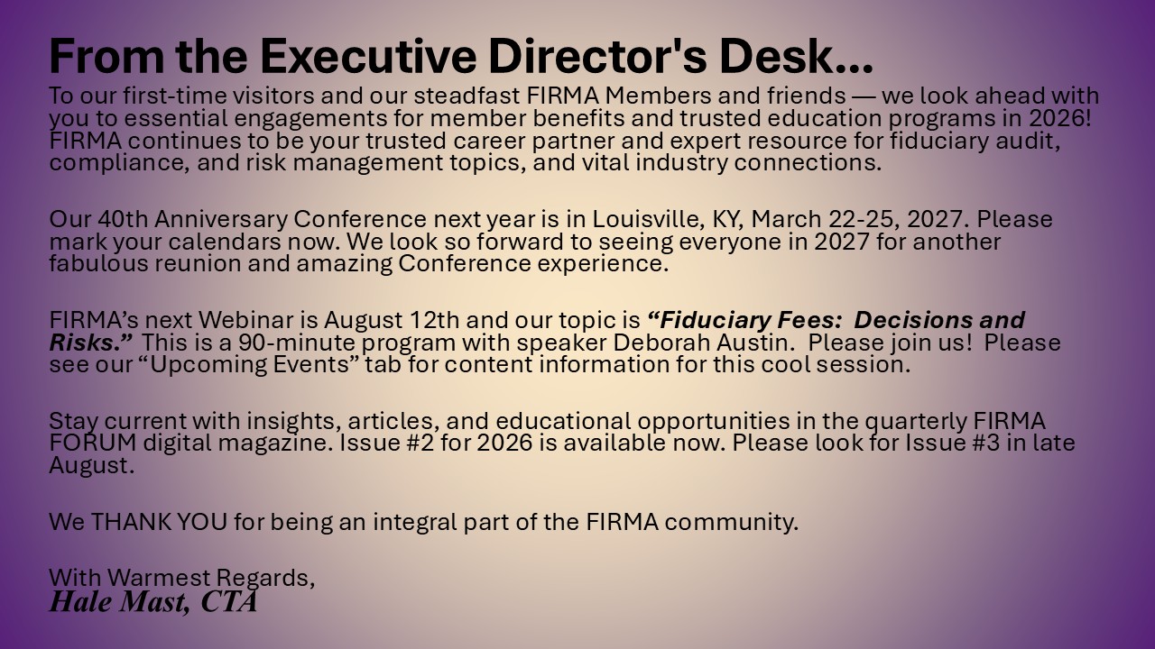 Executive Director message