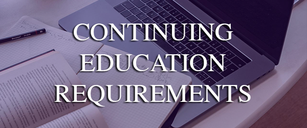 Continuing Education Requirements